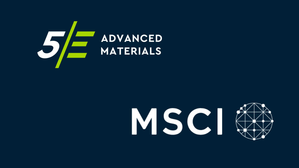 5EA to be included in the MSCI Inc. Global Small Cap Australia Index